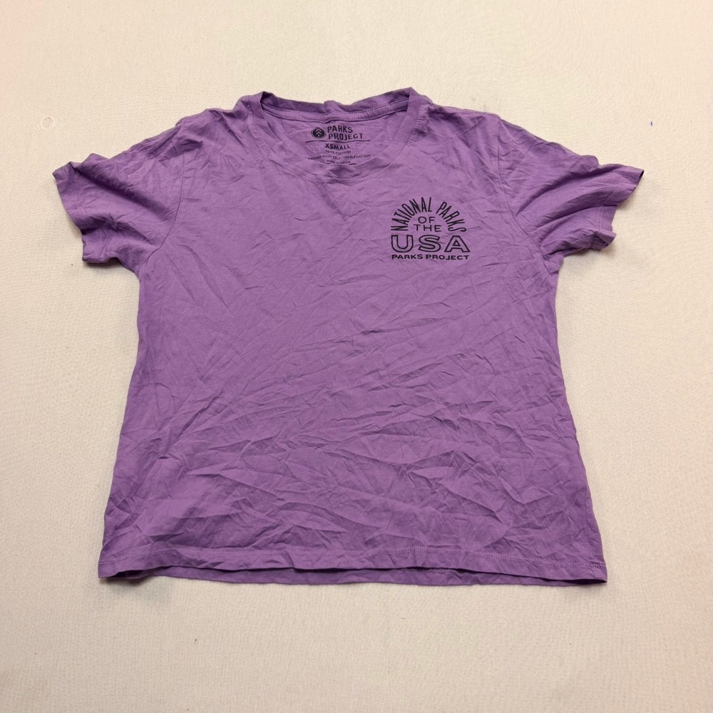 Parks Project T-Shirt Mens Extra Small Purple Excellent National Parks Graphic